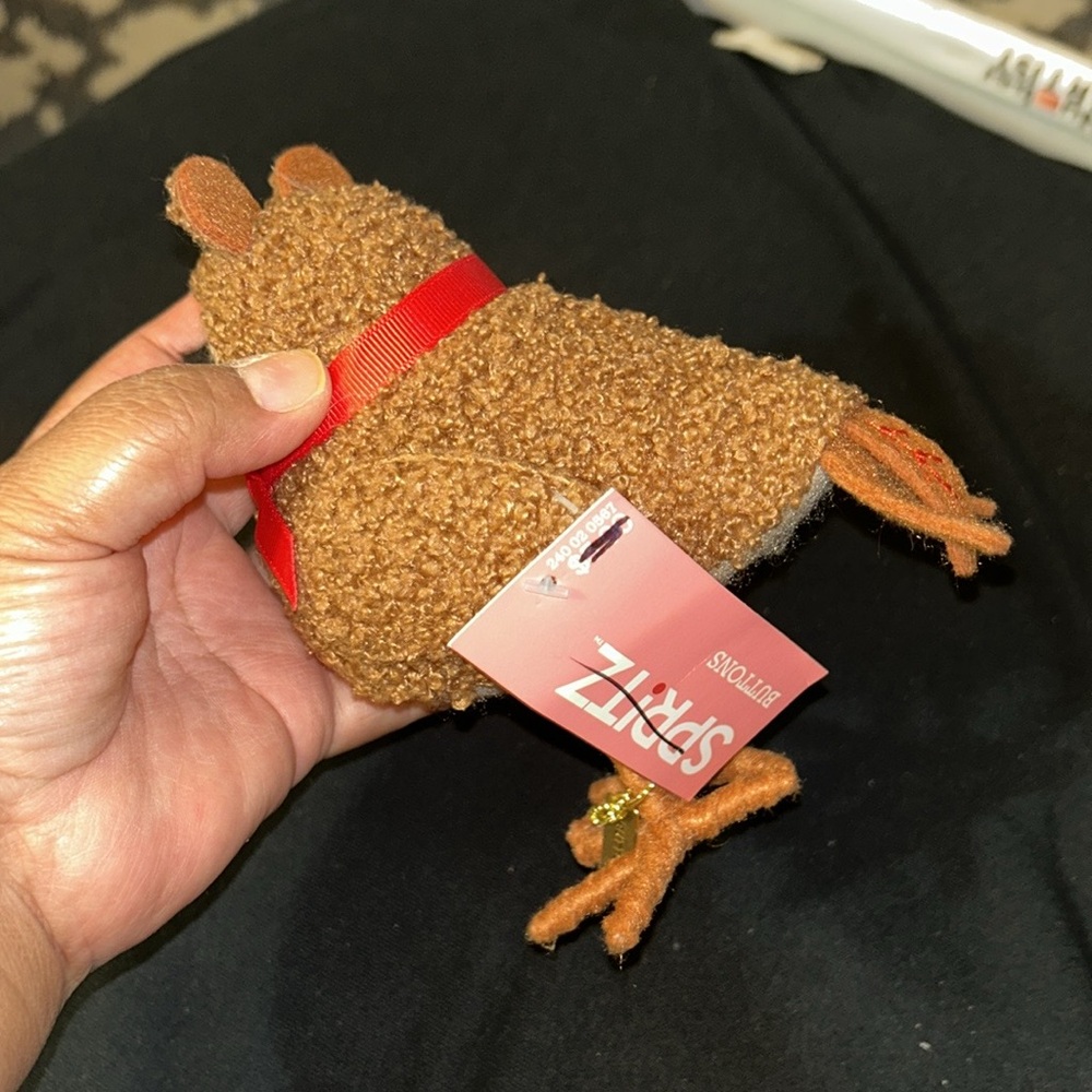 NWT Featherly Friend Spritz bear felt bird - Picture 7 of 9